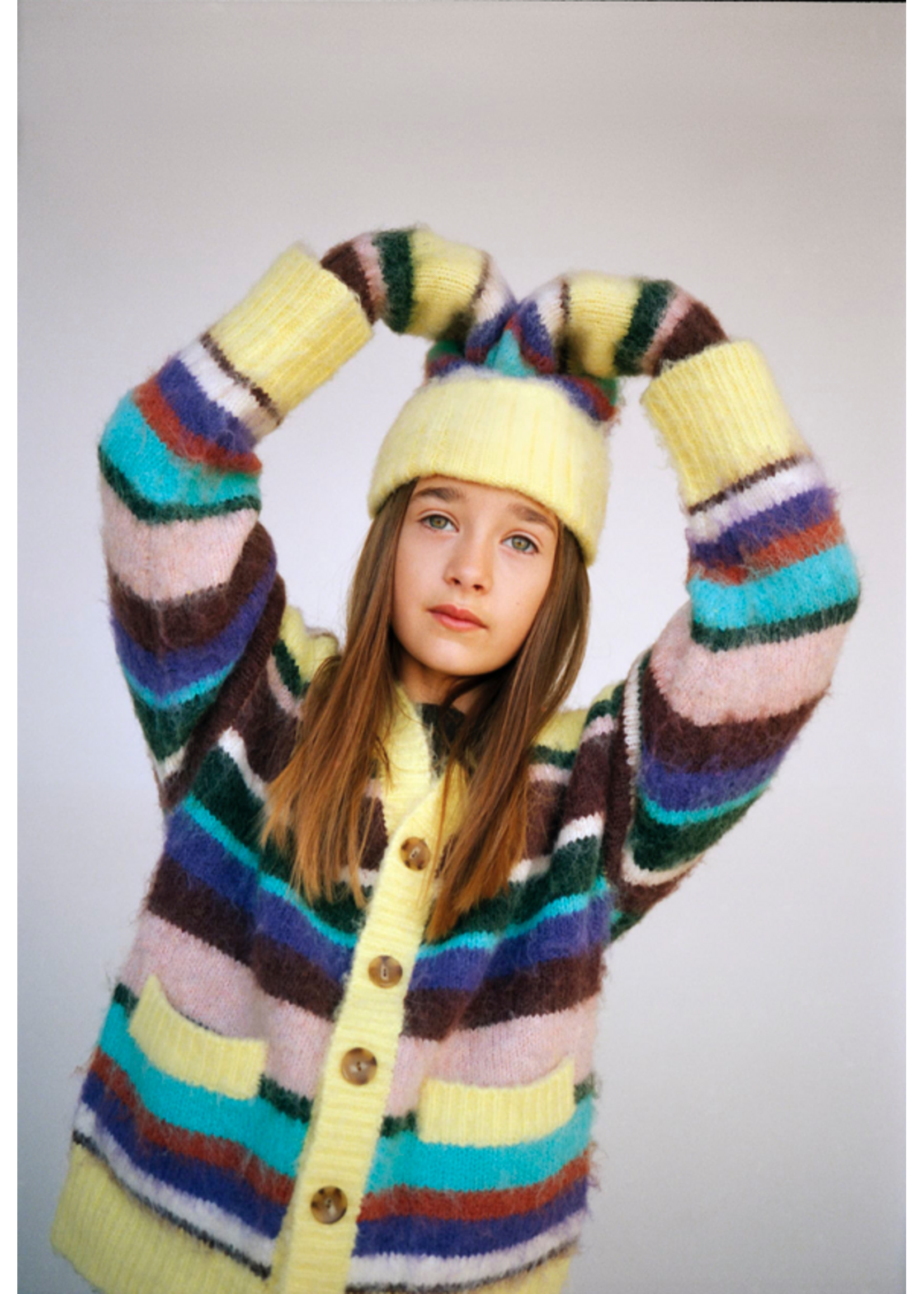MOLO MOLO Cardigan Brutus Gemstone Stripe