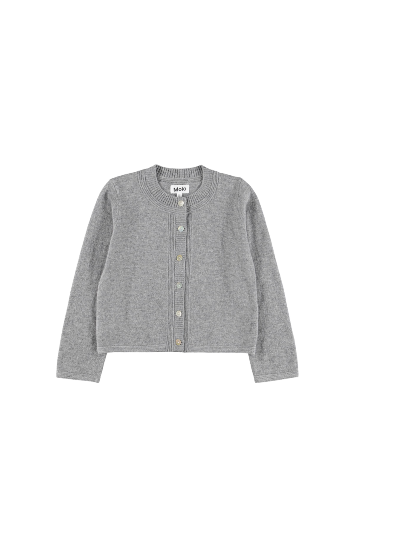 MOLO MOLO Cardigan Giovanna Grey Melange