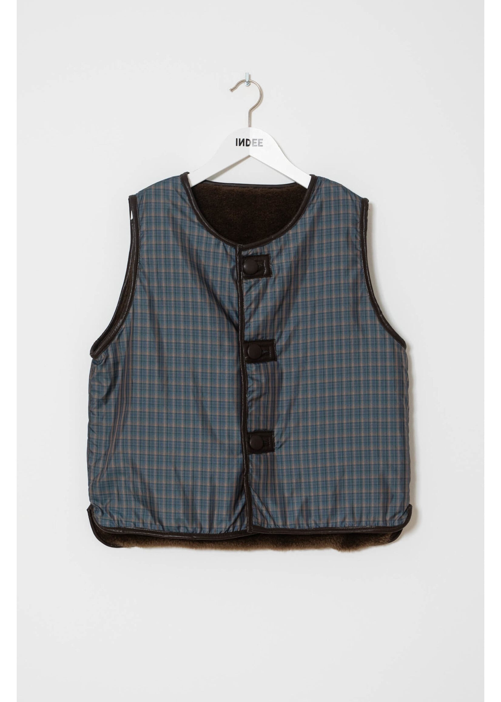INDEE INDEE Reversible Bodywarmer Waregem Coffee
