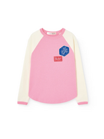 The Animals Observatory TAO Longsleeve T-Shirt Anteater Pink