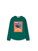 The Animals Observatory TAO Longsleeve T-Shirt Anteater Dark Green