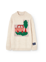 The Animals Observatory TAO Pullover Boxfish Raw White