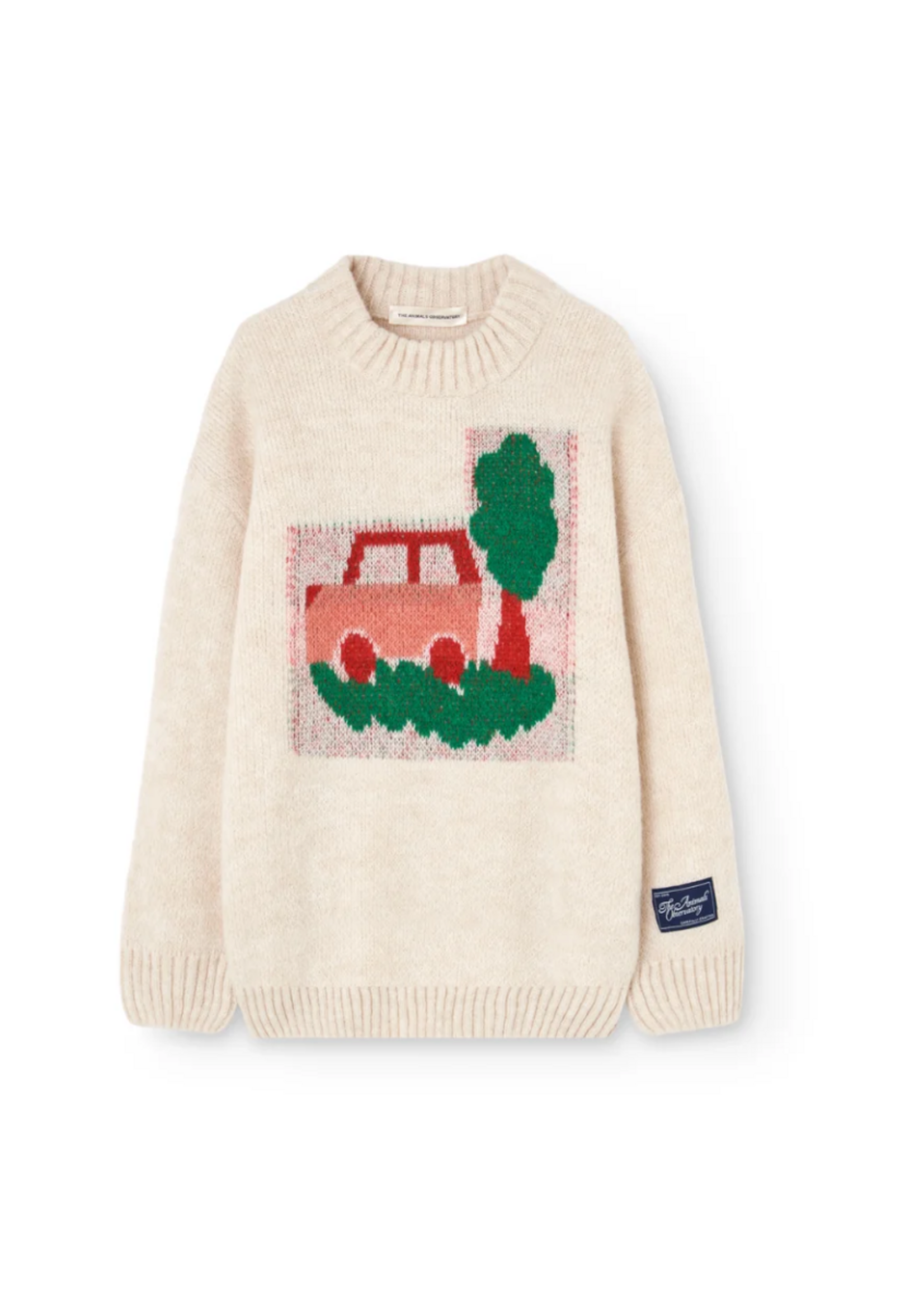 The Animals Observatory TAO Pullover Boxfish Raw White