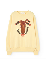 The Animals Observatory TAO Sweater Killifish Horse Soft Yellow