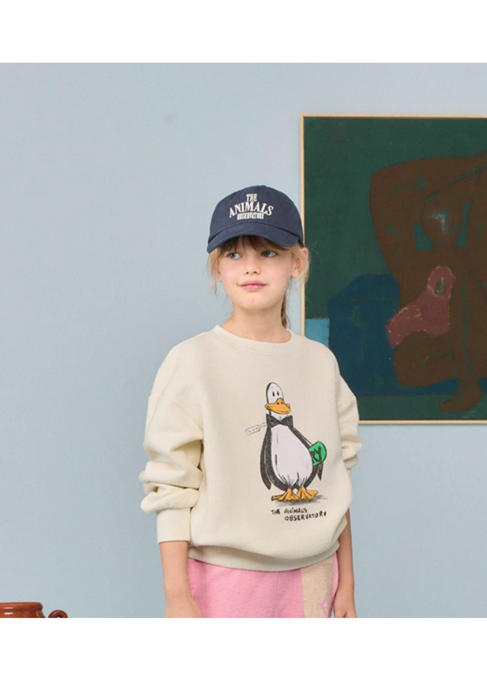 The Animals Observatory TAO Sweater Bear Pinguin Raw White