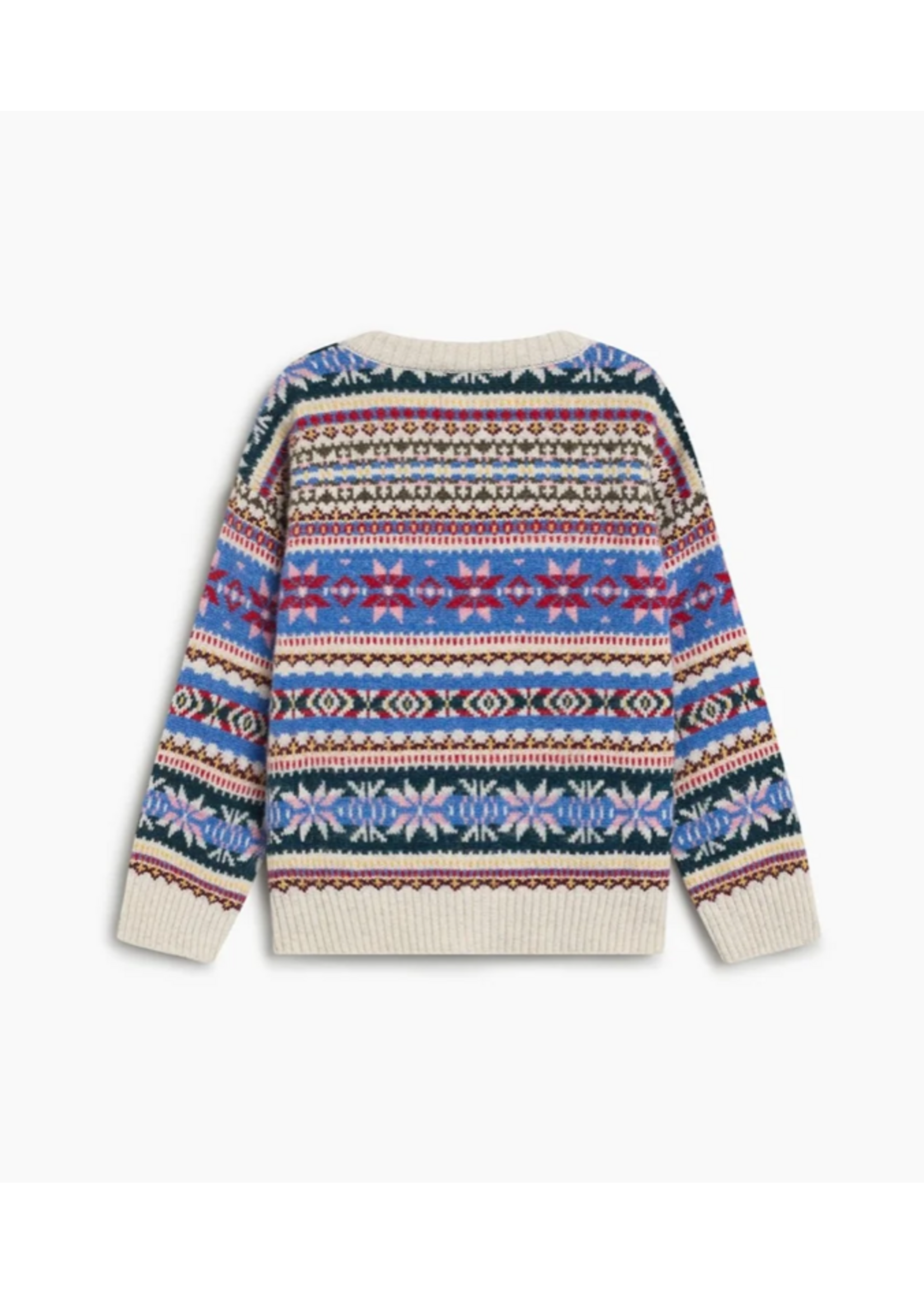 The New Society TNS Cardigan Caia Jacquard