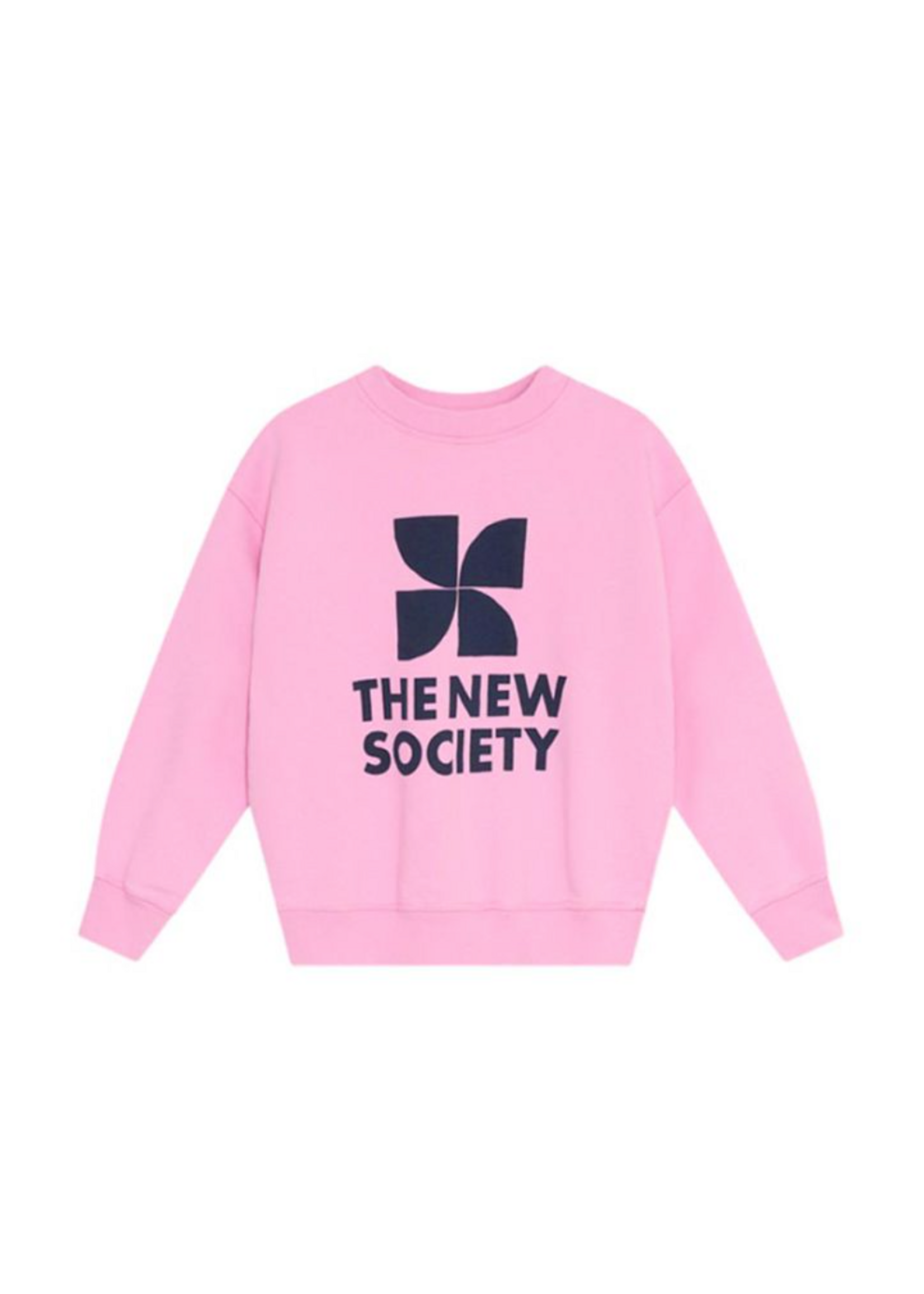 The New Society TNS Sweater Logo Lila Chifon