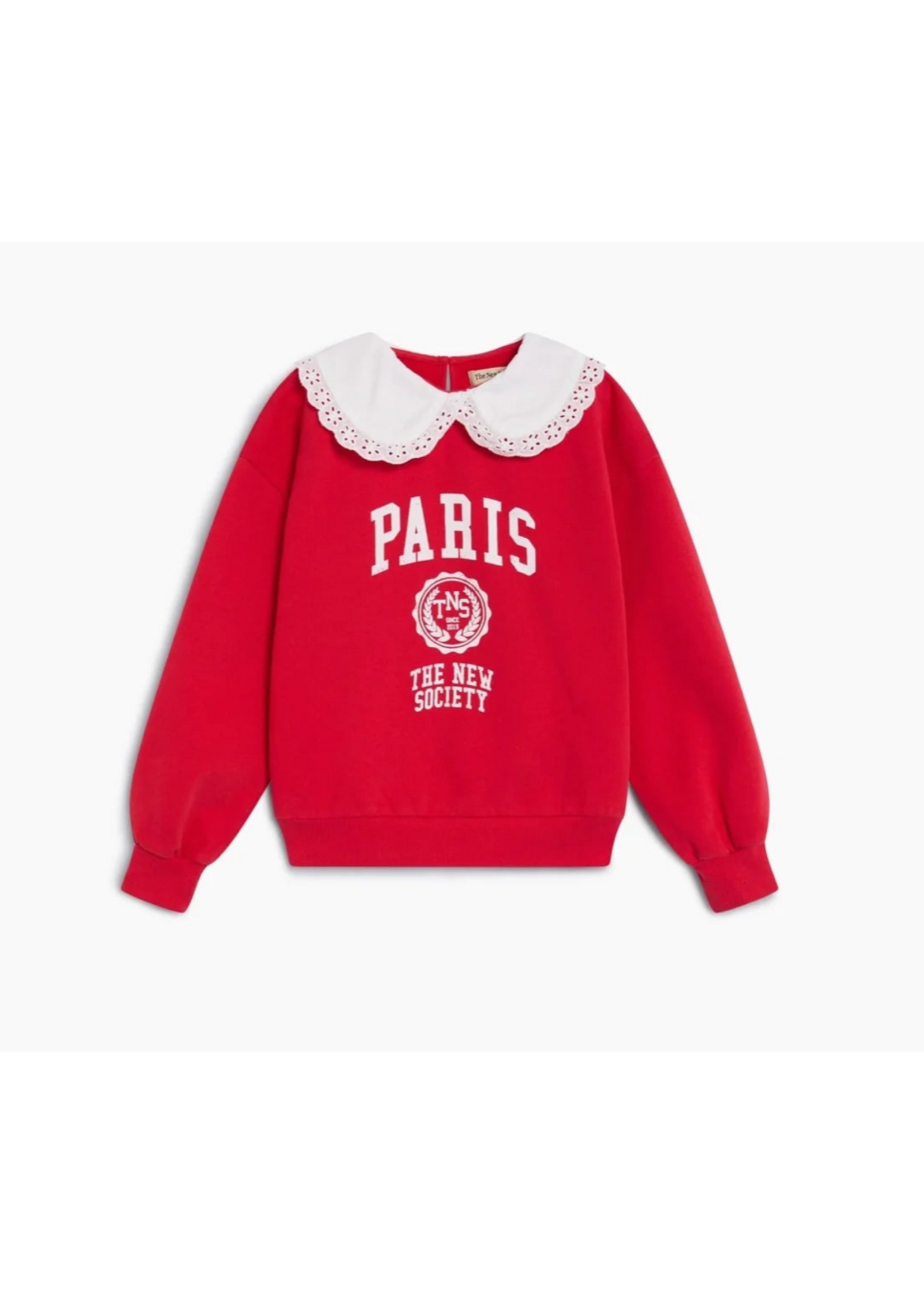 The New Society TNS Sweater Paris Chinese Red