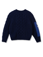 Wynken Wynken Pullover Aran Navy
