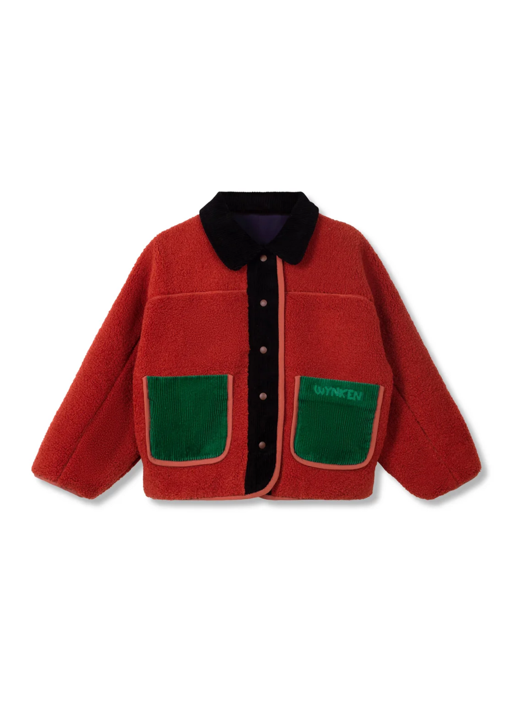 Wynken Wynken Reversible Jacket Rusty Bear