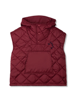Wynken Wynken Oversized Padded Vest Brick Red