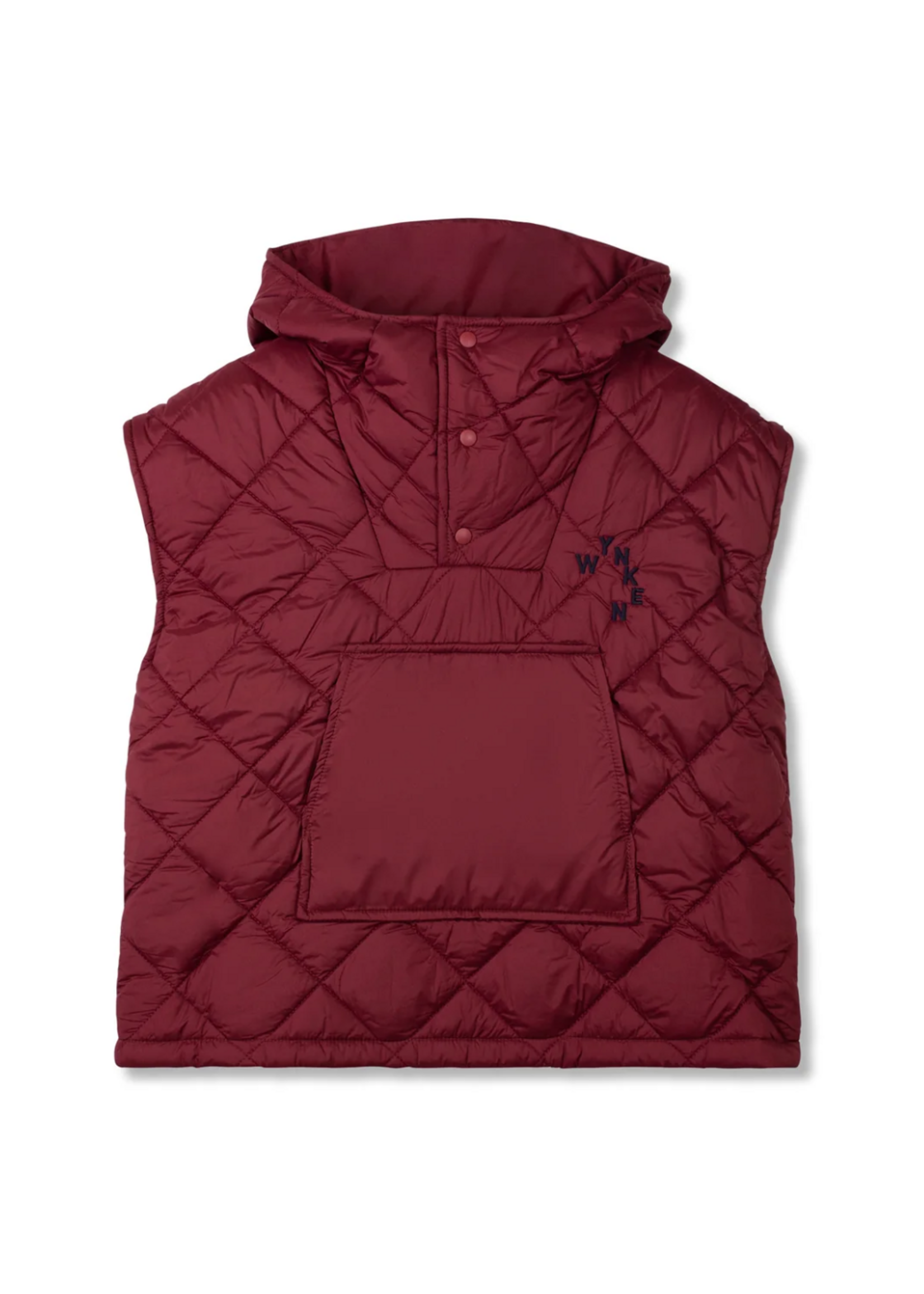 Wynken Wynken Oversized Padded Vest Brick Red