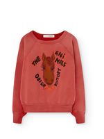 The Animals Observatory TAO Sweater Shark Horse Red