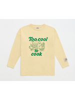 Maison Mangostan Maison Mangostan T-Shirt Too Cool To Cook Beige