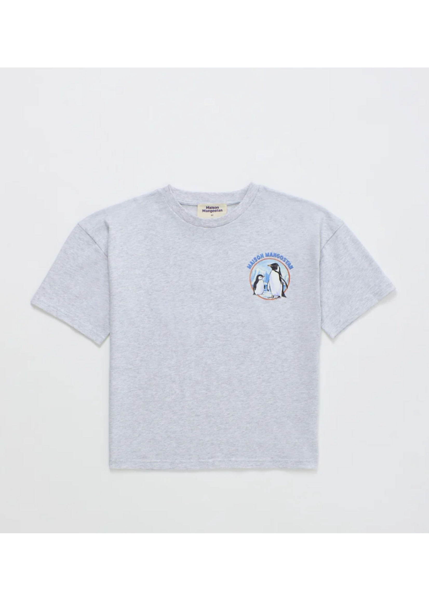 Maison Mangostan Maison Mangostan T-Shirt Penguins Grey