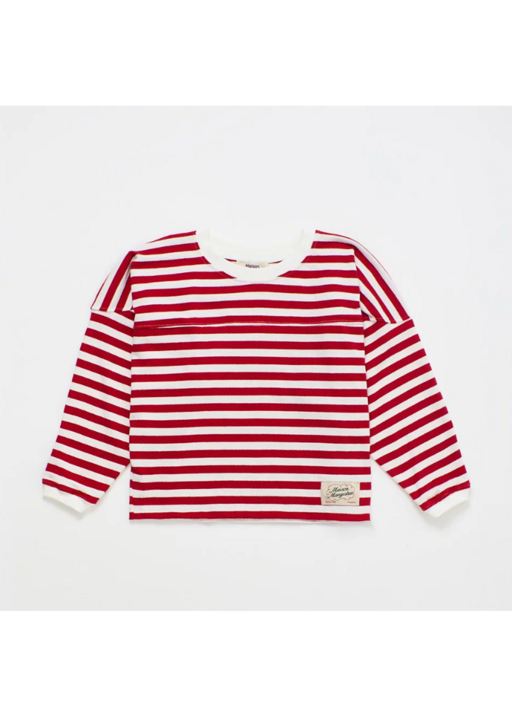 Maison Mangostan Maison Mangostan T-Shirt Stripes REd/White