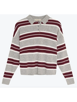The New Society TNS Teen Polo Spin Stripe