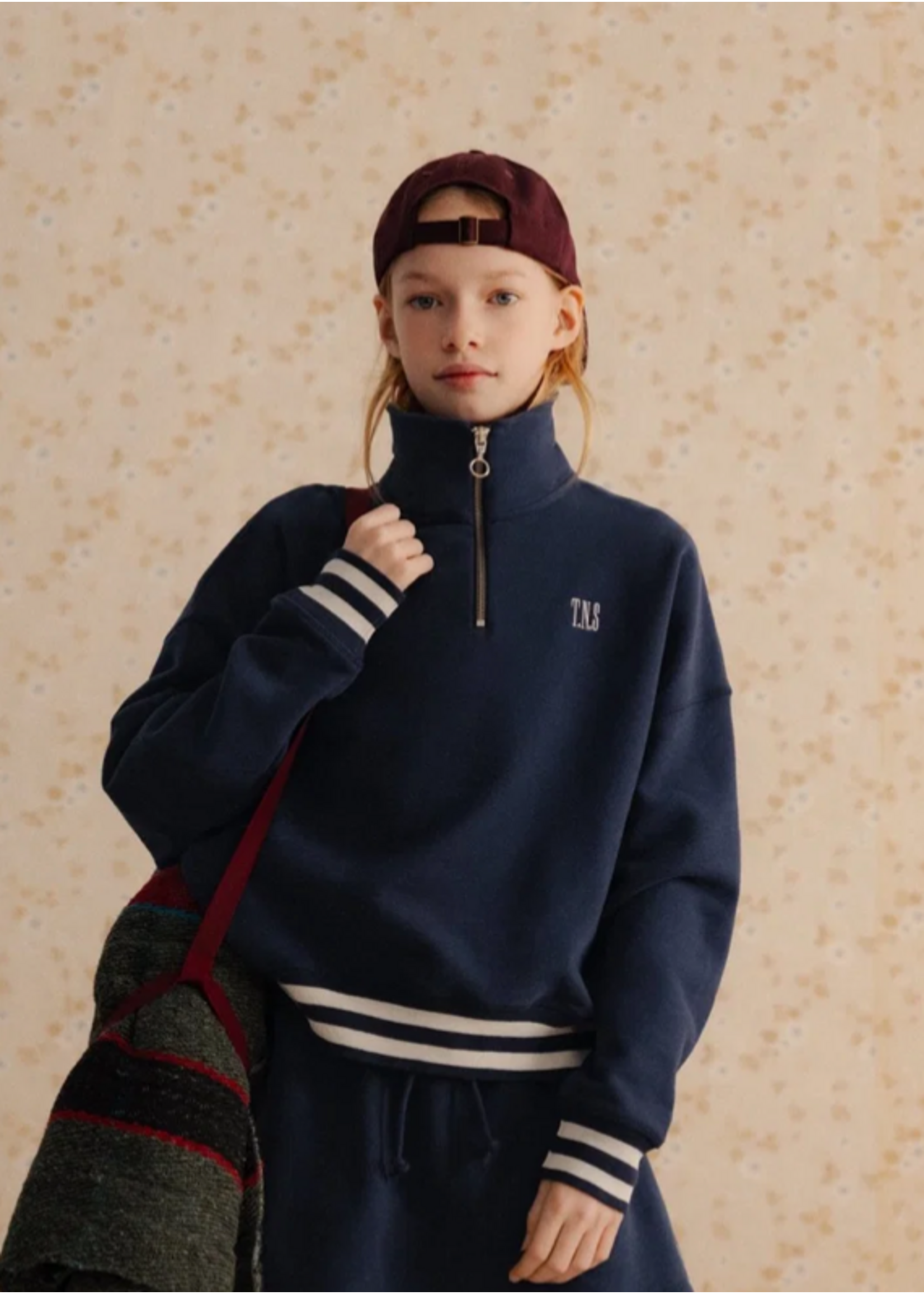 The New Society TNS Teen Polo Mochi Black Iris