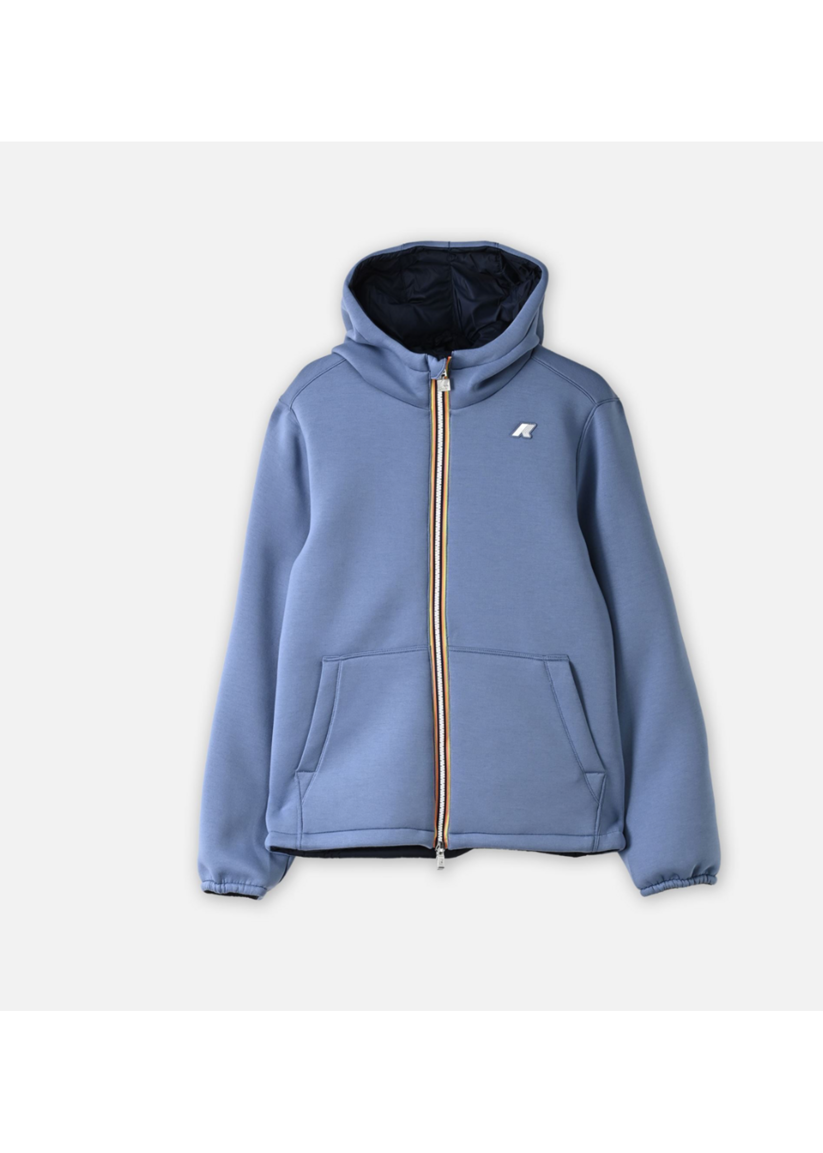 K-Way K-Way Reversible Jacket Spacer Bleu Wild/Black
