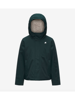 K-Way K-Way Jacket Jacko Twill Marmot Green Jungle/Grey Goat
