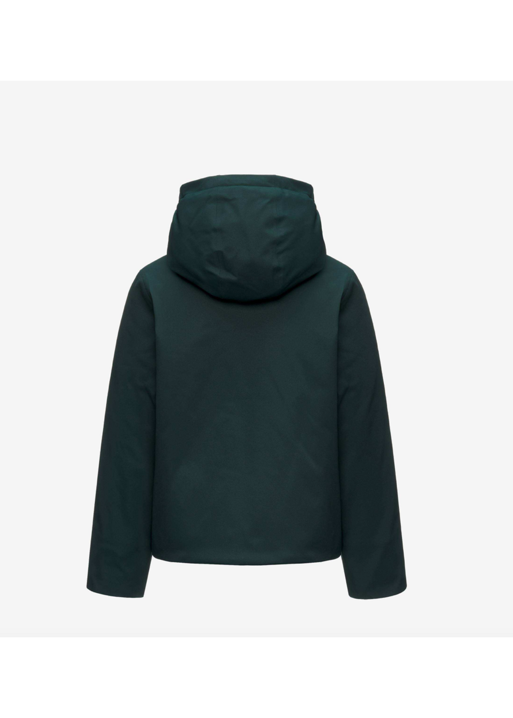 K-Way K-Way Jacket Jacko Twill Marmot Green Jungle/Grey Goat