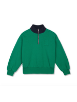 Wynken Wynken Sweater Half Zip Studio Green