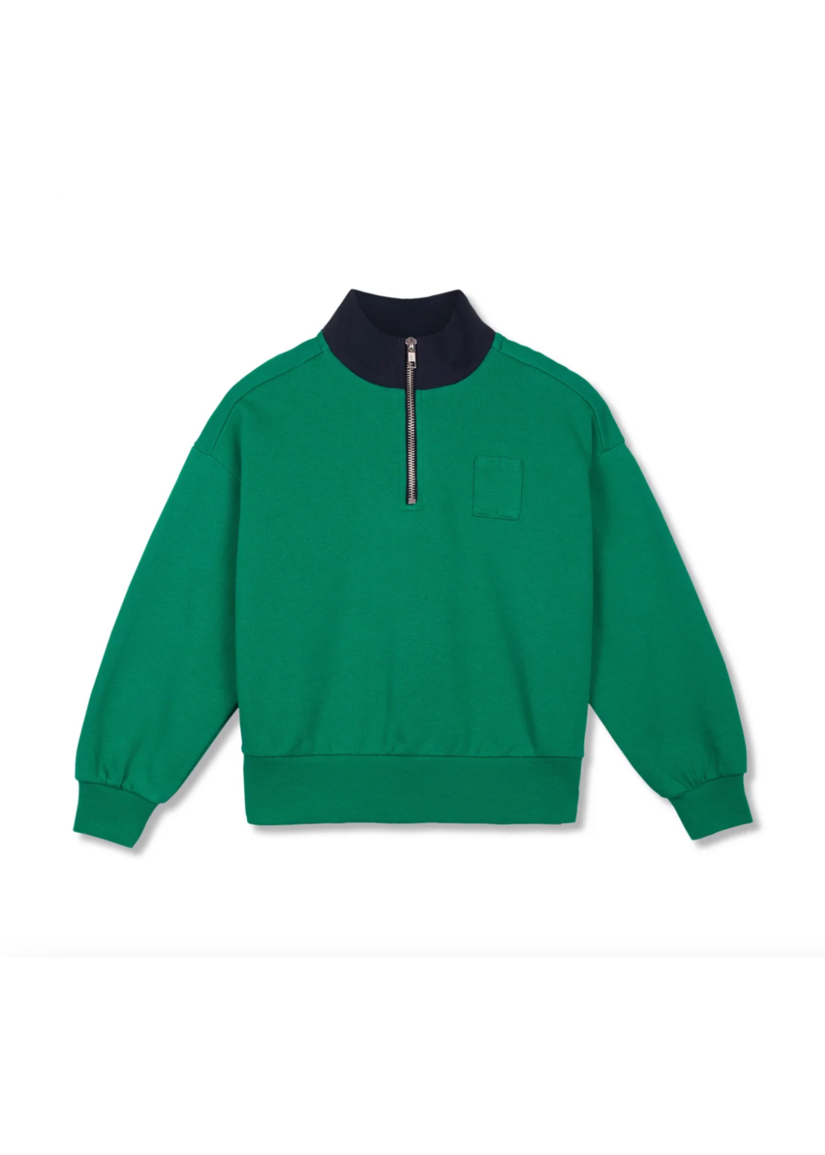 Wynken Wynken Sweater Half Zip Studio Green