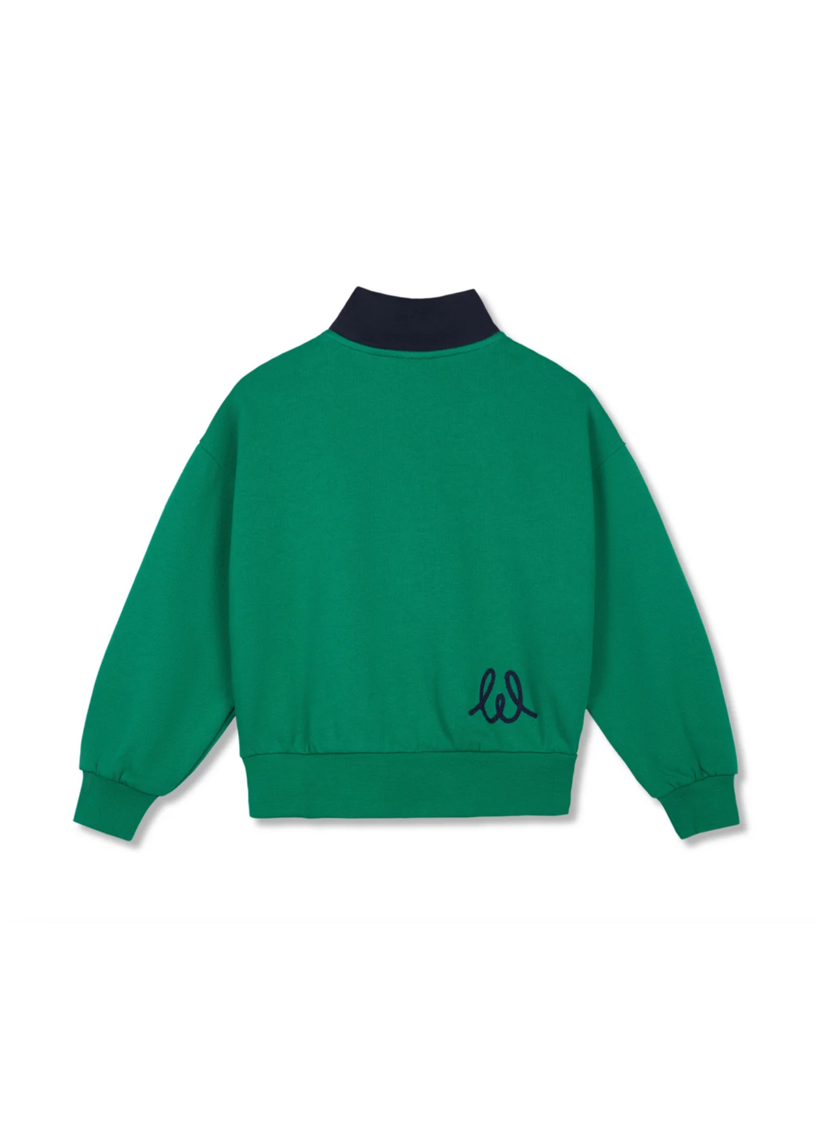 Wynken Wynken Sweater Half Zip Studio Green
