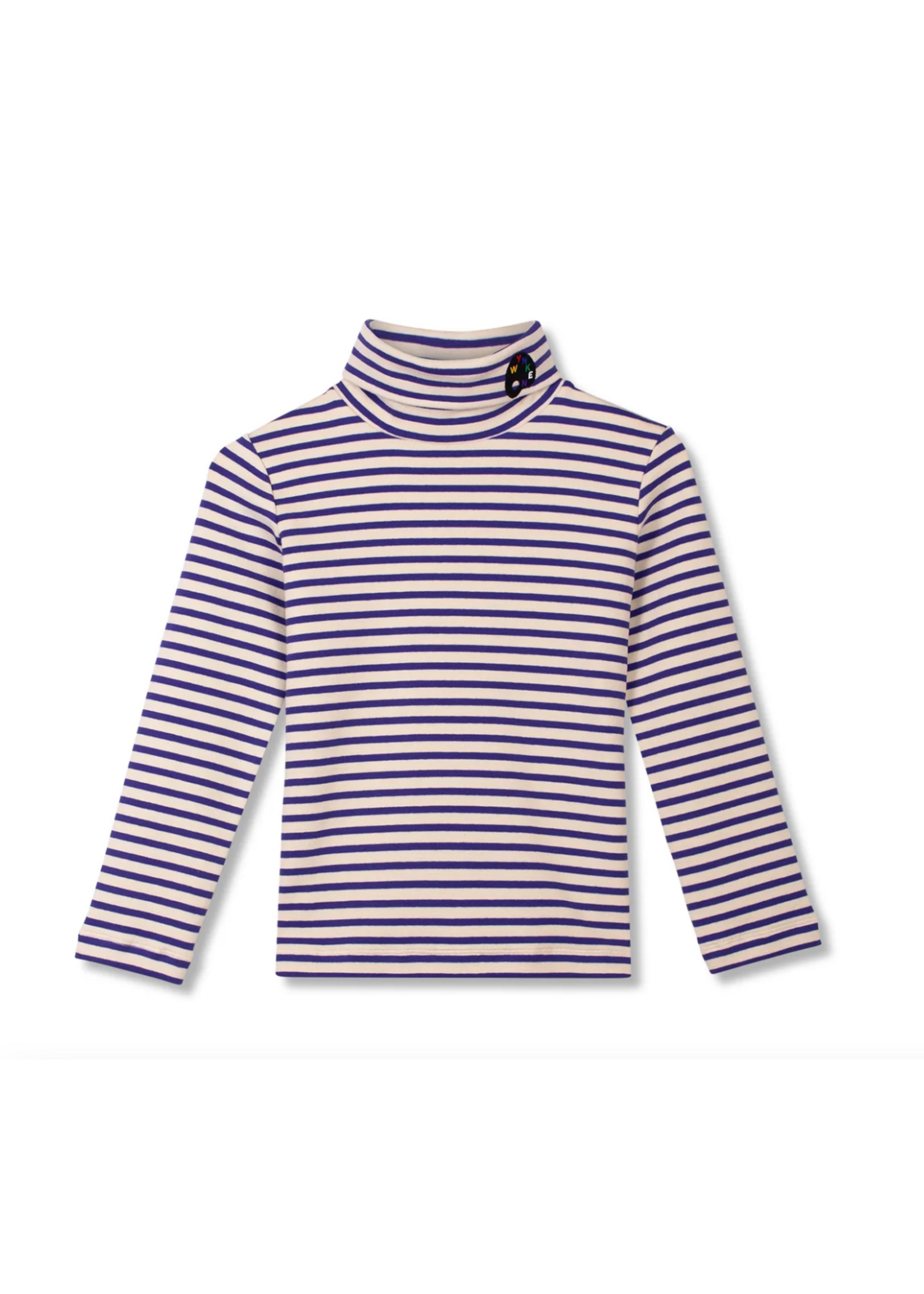 Wynken Wynken Roll Neck Ultramarine Stripe