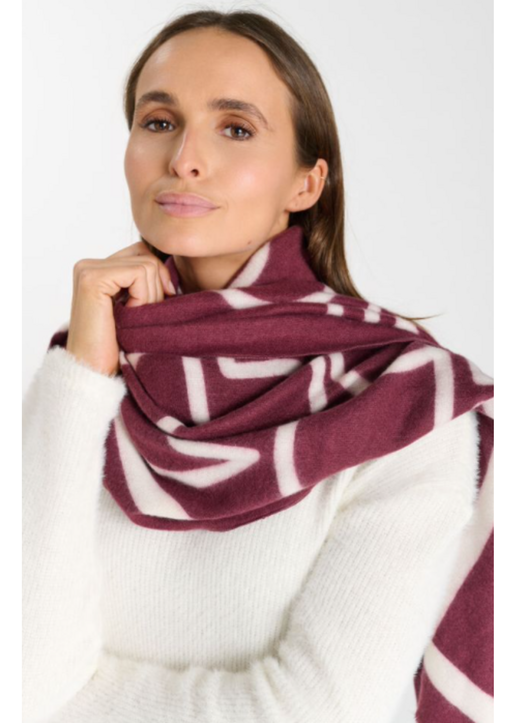 LTDC LTDC Scarf Luce Burgundy