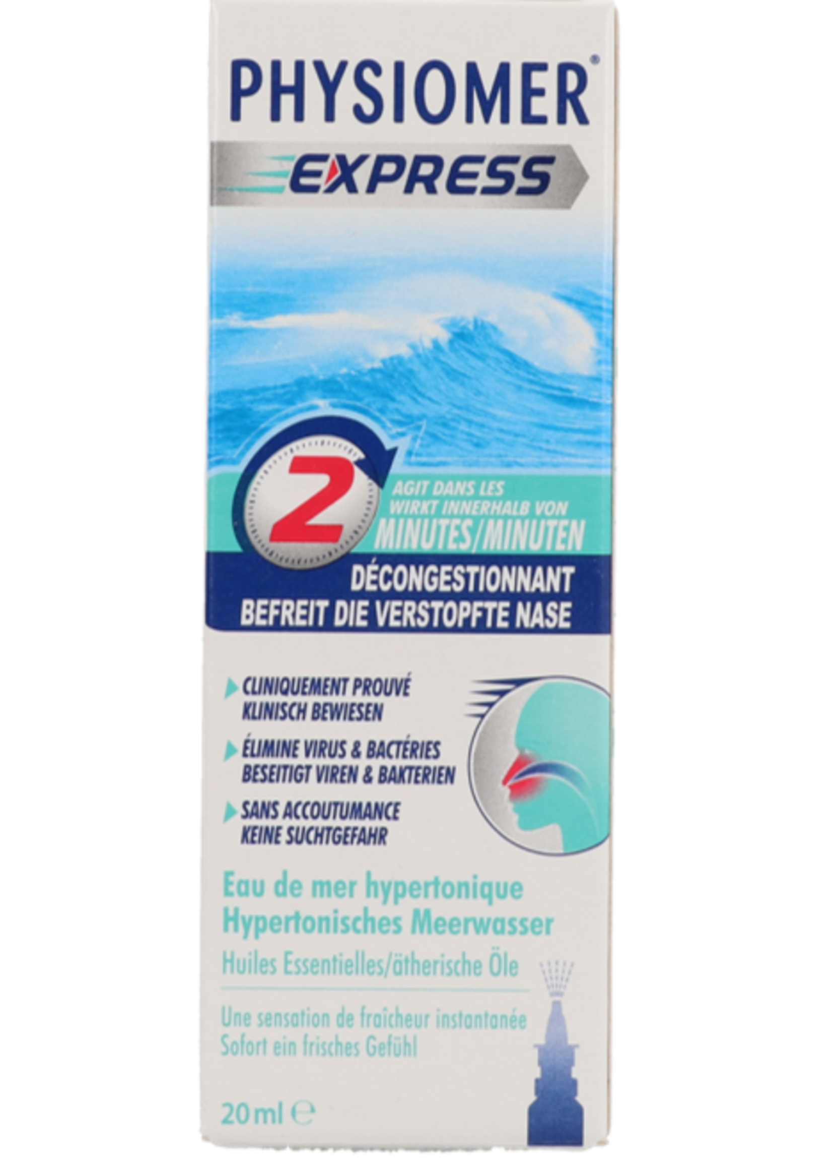 physiomer Physiomer Express Spray Nasal 20ml