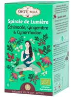 Ayurvedic SHOTI MAA Lifespring Echinacea Gingembre & Rose Musquée 16b bio