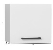 Keukenkastjes Boven-Bovenkast Keuken-Keukenkasten Wit 60 cm