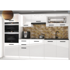 Keuken wit glans 240 met werkblad