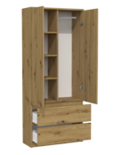 Kledingkast artisan 90 cm