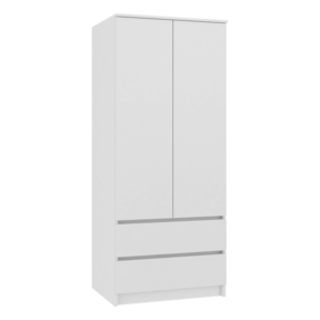 Kledingkast wit 90 cm