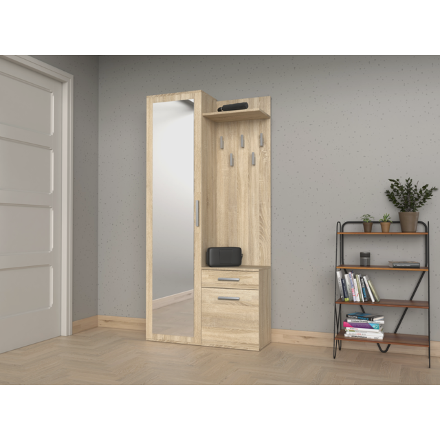 Halkast Met Kapstok sonoma