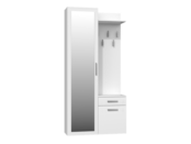 Halkast Met Kapstok en spiegel