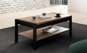 Salontafel Aktiv Eiken Zwart  120-cm Salontafel Aktiv Eiken Zwart  120-cm