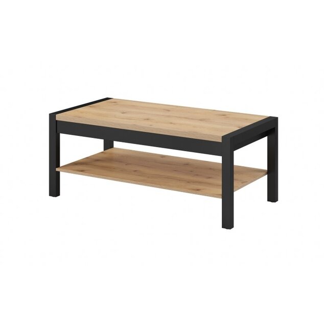 Salontafel Aktiv Eiken Zwart  120-cm Salontafel Aktiv Eiken Zwart  120-cm
