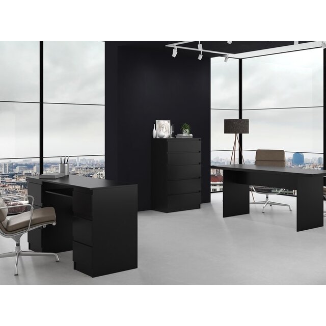 Ladekast zwart 5 lades