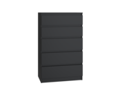 Ladekast zwart 5 lades