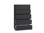 Ladekast zwart 5 lades