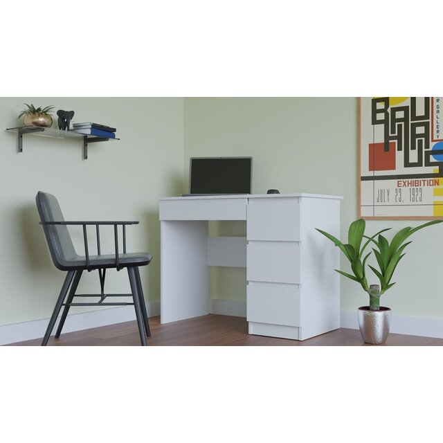 Bureau Antraciet Eiken kleur Bureau Antraciet Eiken kleur