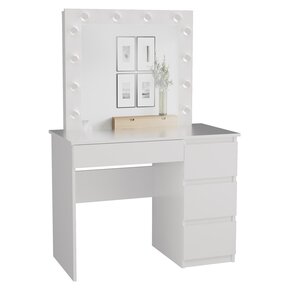 Make-uptafel met ledverlichting