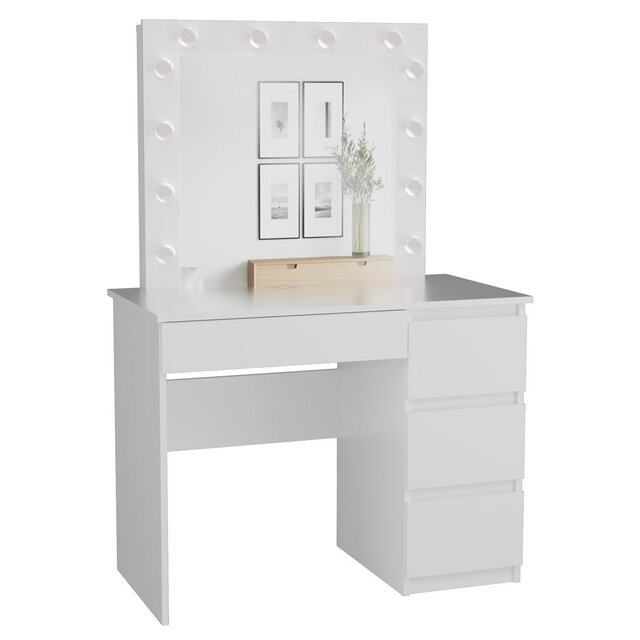 Make-uptafel met ledverlichting