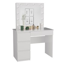 Make-uptafel met ledverlichting