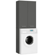 Wasmachine kast antraciet