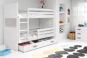 stapelbed Rico 2 pers 80 x 190  met matras en opberglade stapelbed Rico 2 pers 80 x 190  met matras en opberglade