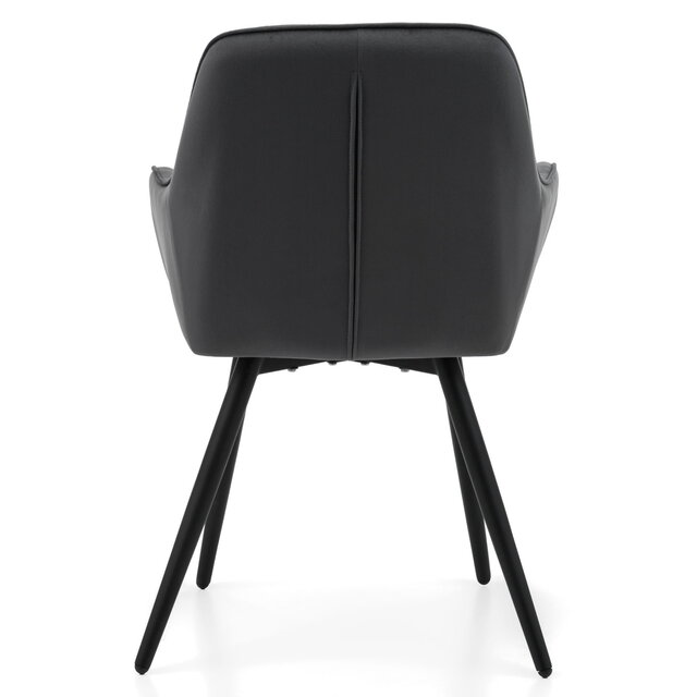 Eetkamerstoel Colin Donker Grijs